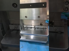 고체 철 프레임과 2 개의 날카로운 선형 블레이드와 함께 Pneumatic PCB Depanelizer