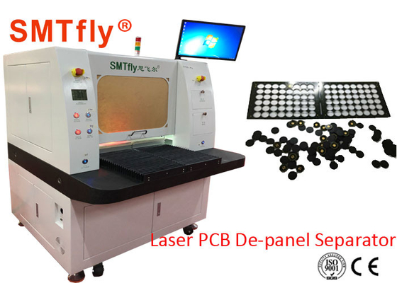 금고 센서와 100 mm/S 0.6 밀리미터 전자적 레이저 PCB 데패널이저 기계
