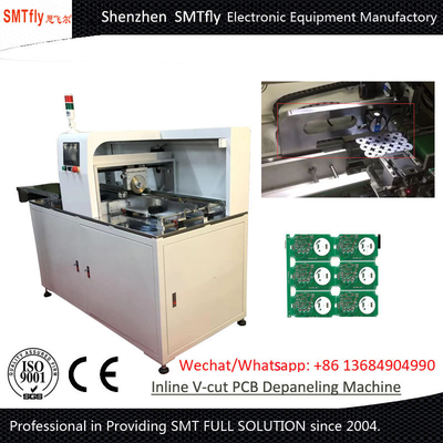 다수 원형 날과 단계적 / 서보기구 구동된 모터 V-커트 PCB 분리기 장치