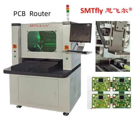 PCB 라우터 기계 150W 3.5mm 두꺼운 Cnc 밀링