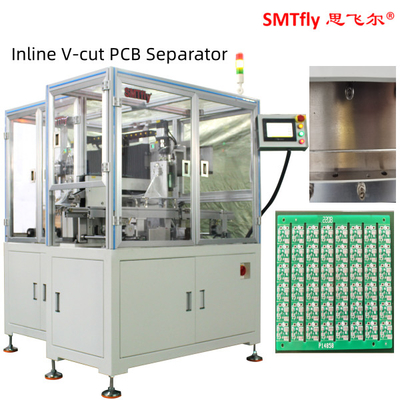 라인 Ｖ 삭감 패널 분리 기계 공압 3.5 밀리미터 Ｖ 삭감 PCB 분리대 디파넬링, PCB 데패널이저에