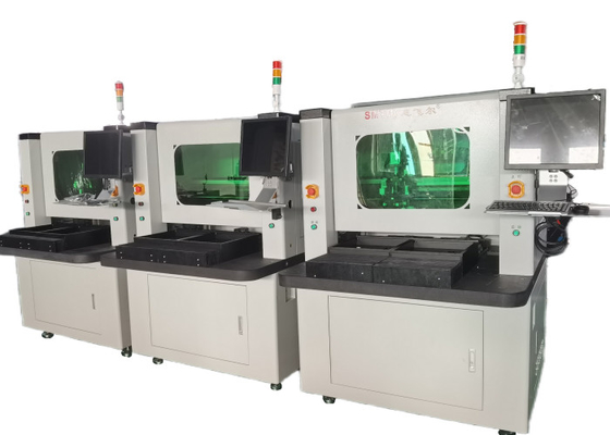 고속 PCB 라우터 머신 50000RPM 정밀한 디패널링 및 절단