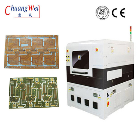 스트레스 없이 레이저 PCB 디패널링 머신 18W 광파 355nm