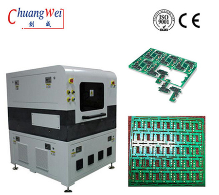 스트레스 없이 레이저 PCB 디패널링 머신 18W 광파 355nm