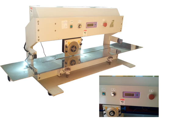 600mm 길이 PCB 분리 기계에서 분리 속도를 위한 조정 가능한 회전 단추