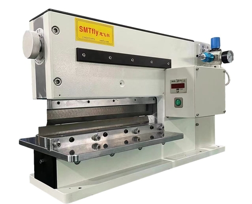 PCB V-Cut 기계 알루미늄 보드에 대한 자동 330mm 고속 강철