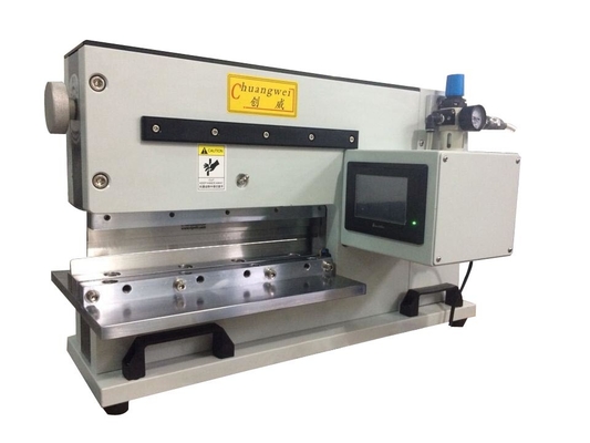 선형 블레이드 고속 스틸 330mm를 가진 Pneumatic PCB V 절단 기계