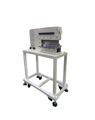 선형 블레이드 고속 스틸 330mm를 가진 Pneumatic PCB V 절단 기계