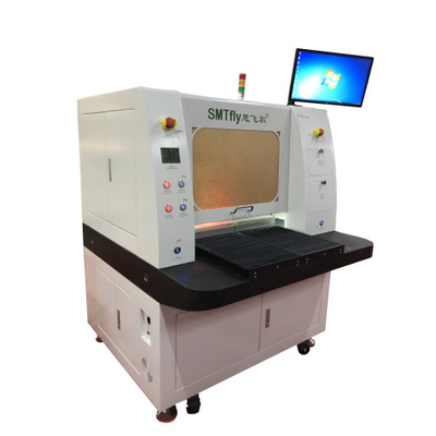 오프라인 분리기와 함께 FCC 레이저 PCB 디패널링 기계 0.02 정밀 335mm