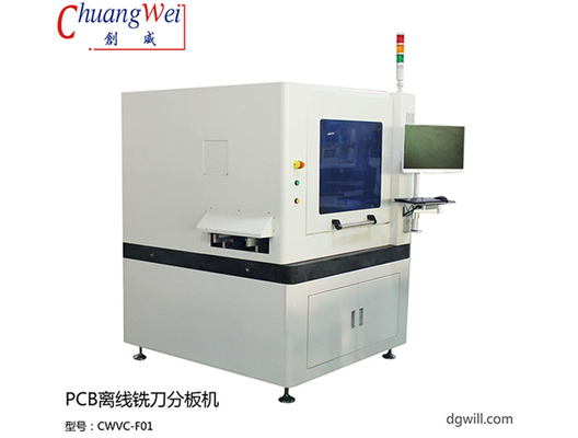 60000RPM PCB 라우터 기계 0.5-3.5mm 두께 CNC 인쇄 회로 보드 인라인
