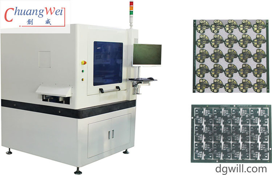 2 테이블 PCB 라우터 기계 0.5mm 두께 CNC 인쇄 회로 보드 인라인