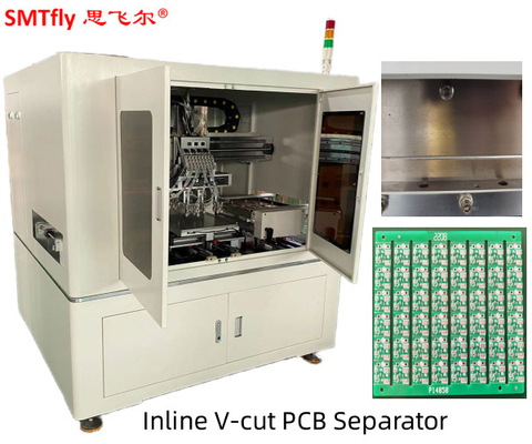 0.7Mpa PCB V 절단 기계 온라인 공기 3.5mm 선형 블레이드 330mm