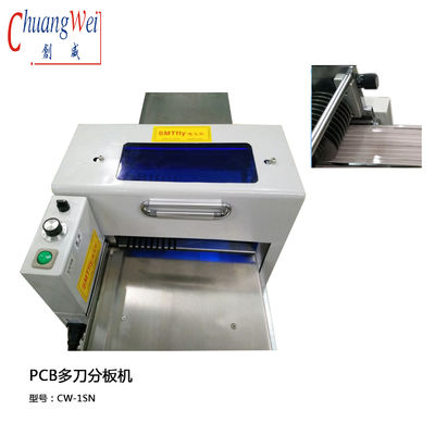 3.5Mm 110V 두꺼운 데파넬리즘 Ｖ는 PCB 분리대를 블레이드의 9 쌍으로 잘라주었습니다