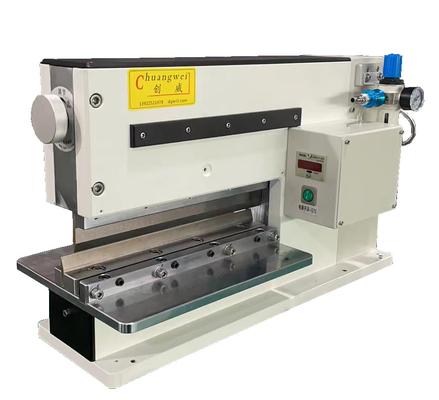 Pneumatically 구동 PCB V 절단 기계 Depanelizer 두께 2.5mm까지 판을 분리