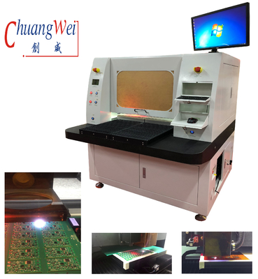 AC220V 자동 레이저 PCB 디패널링 기계 고 정밀 CCD 자동 위치 오프라인