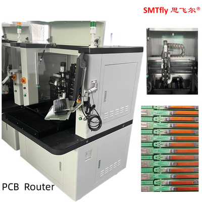 PCB 라우터 디패널링 기계 오프라인 0.01mm 위치 회로 보드 제조 기계