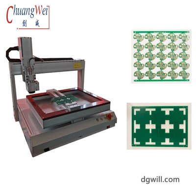 데스크톱 싱글 벤치 3 축 PCB 라우터 기계 100mm/S 0.01mm 베트남 시장