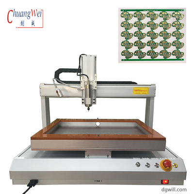 데스크톱 PCB 라우터 기계 50000r/S Cnc 프레이싱 0.6-3.5mm 두께