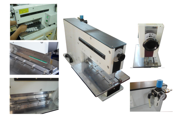 용량 카운터 기능이있는 Pneumatic V-Groove PCB 절단 기계 SMTfly-480J