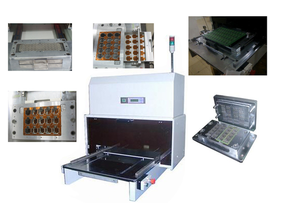0.08MM 두꺼운 LCD 디스플레이 CNC Pneumatically PCB 펀칭 머신