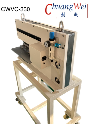 Pneumatically 구동 PCB V 절단 기계 Depanelizer 두께 2.5mm까지 판을 분리