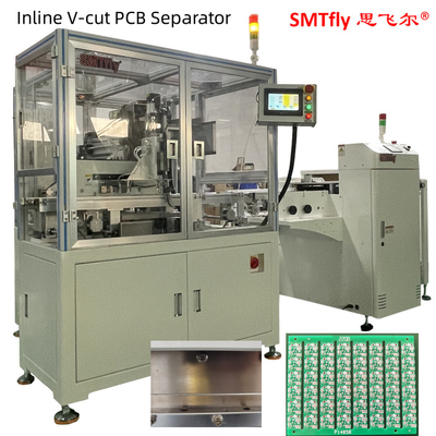 라인 Ｖ 삭감 패널 분리 기계 공압 3.5 밀리미터 Ｖ 삭감 PCB 분리대 디파넬링, PCB 데패널이저에