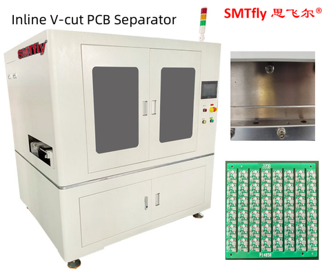 정밀하고 안전한 PCB 탈판 SMTfly-330을 위한 고급 Pneumatic PCB V 절단 기계
