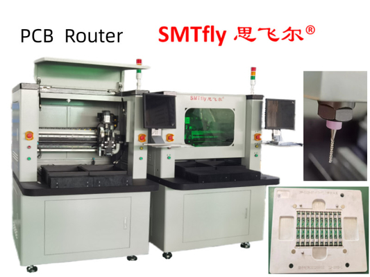 고속 PCB 라우터 머신 50000RPM 정밀한 디패널링 및 절단
