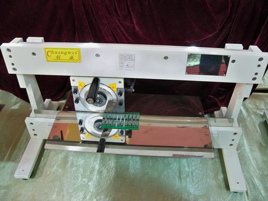PCB 아세블링 라인 설명서를 위한 SMT 분리된 Ｖ 그루브 커팅 머신