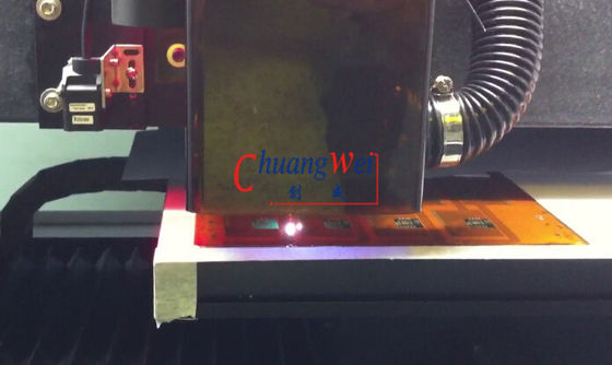 스트레스 없는 18W 옵투웨이브 355nm 레이저 PCB 디파넬링 기계
