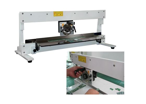 각기 다른 굴곡 깊이를 위한 조정 가능한 평면 PCB 분리 기계
