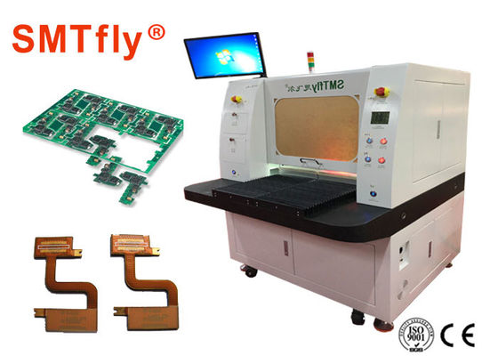 레이저 PCB Depaneling 기계 17W 2.0mm PCB 두꺼운 강저 V 커트 기계
